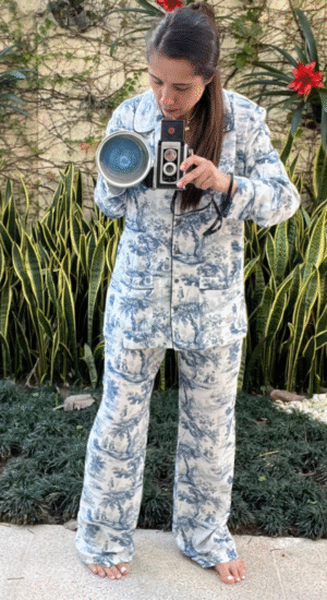 Pijama Jardin Bleu - Edição Limitada